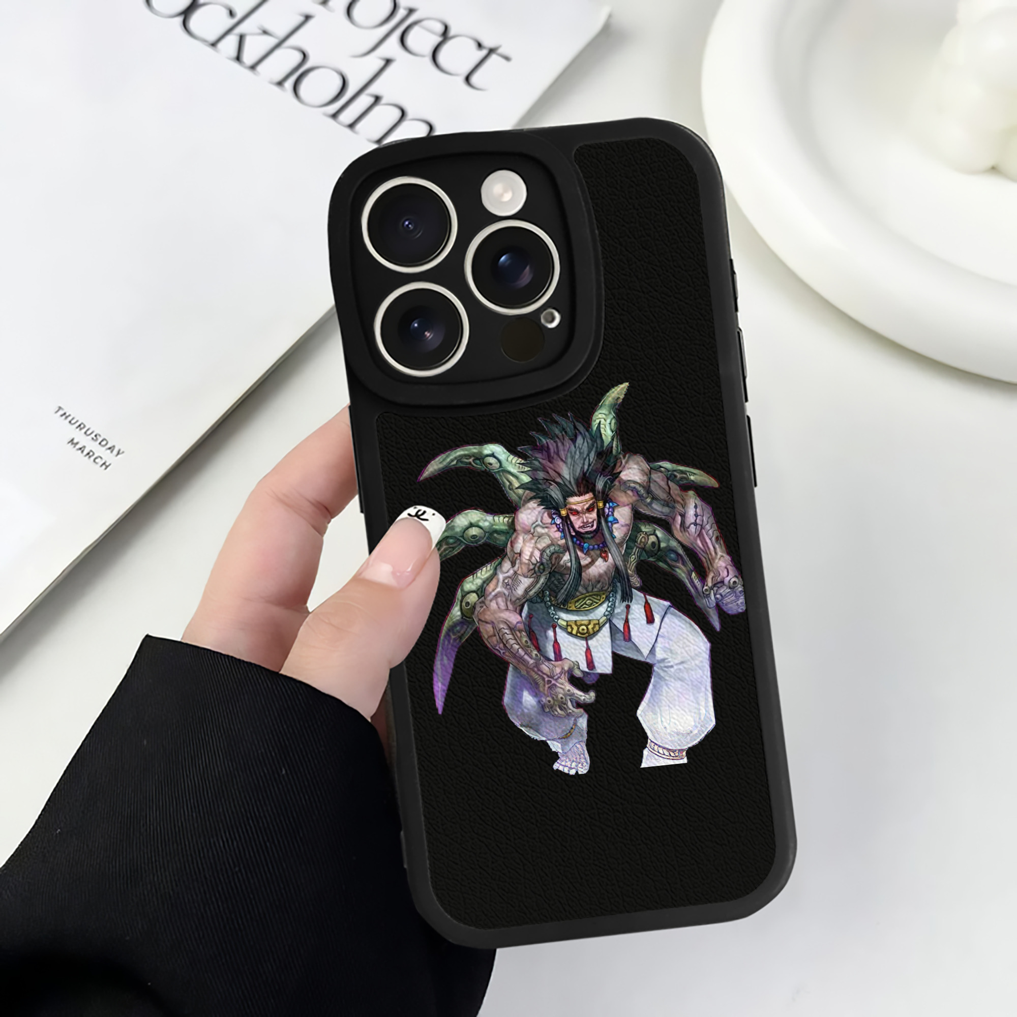 遊☆戯☆王 Yu-Gi-Oh! 【iPhone 16シリーズ対応】シリコンスマホケース（レザー調） 材質：シリコン